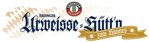 Logo: Erdinger Urweisse Hütt'n zum Hannes