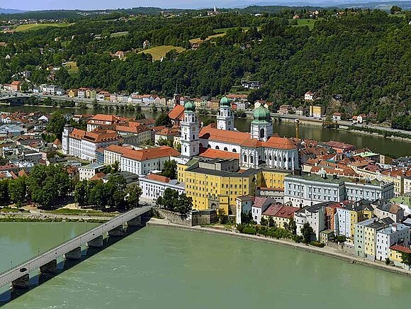 Foto der Dreiflüssestadt Passau