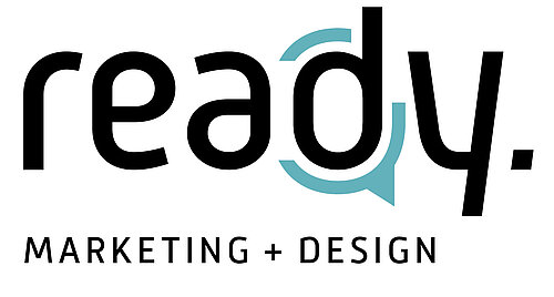 Logo: ready. Marketing + Design